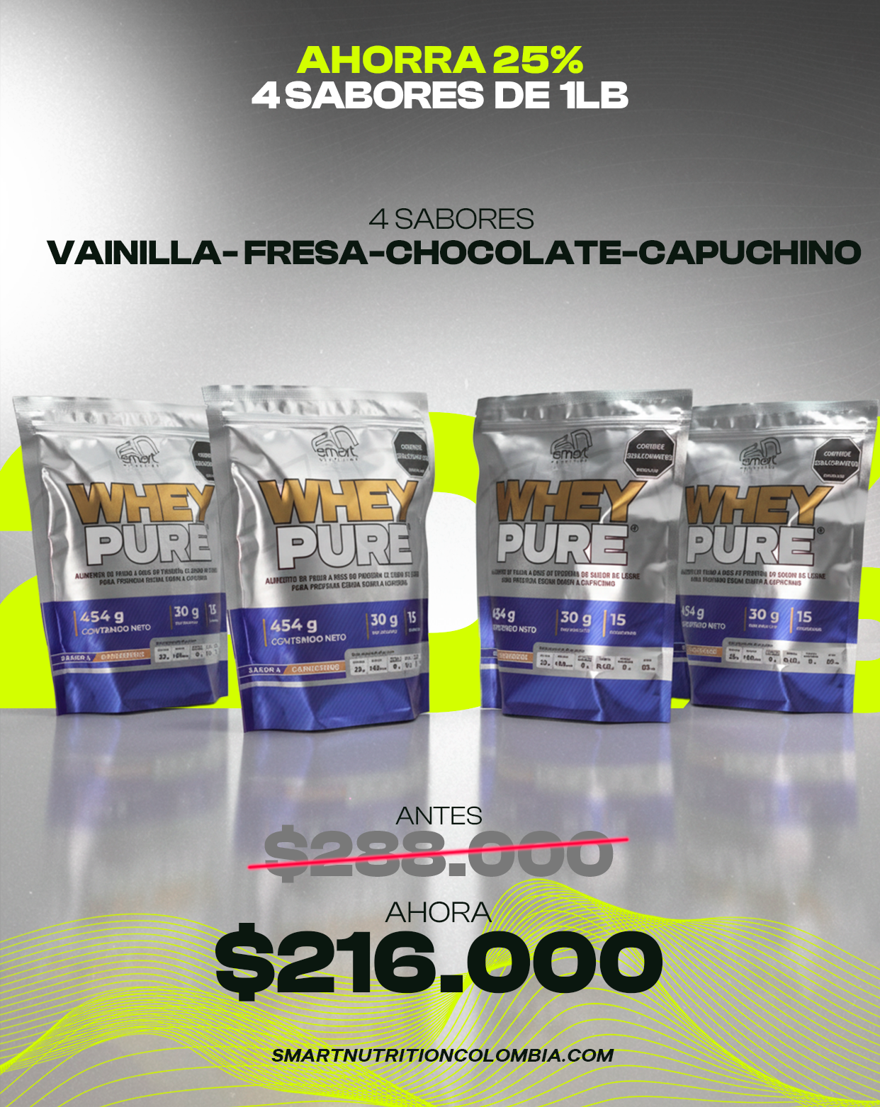 Combo Whey Pure 1 Lb