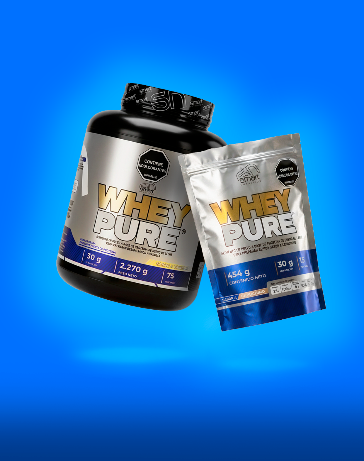 Combo Whey 5lb + Whey 1lb Capuchino