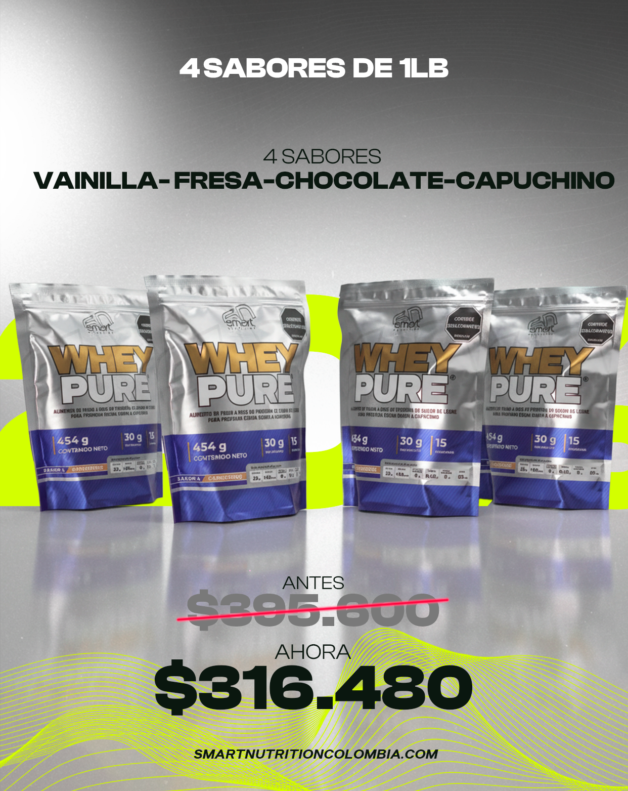 Combo Whey Pure 1 Lb